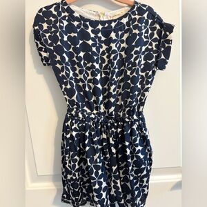 Crewcuts Navy and White Romper
